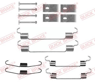 Quick Brake Zubehörsatz, Bremsbacken [Hersteller-Nr. 105-0833] für Honda von QUICK BRAKE