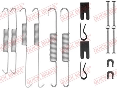 Quick Brake Zubehörsatz, Bremsbacken [Hersteller-Nr. 105-0854] für Toyota von QUICK BRAKE
