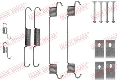 Quick Brake Zubehörsatz, Bremsbacken [Hersteller-Nr. 105-0860] für Suzuki von QUICK BRAKE