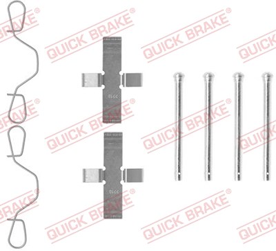 Quick Brake Zubehörsatz, Scheibenbremsbelag [Hersteller-Nr. 109-0982] für Audi, VW von QUICK BRAKE