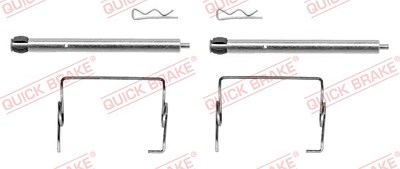 Quick Brake Zubehörsatz, Scheibenbremsbelag [Hersteller-Nr. 109-1267] für Renault von QUICK BRAKE