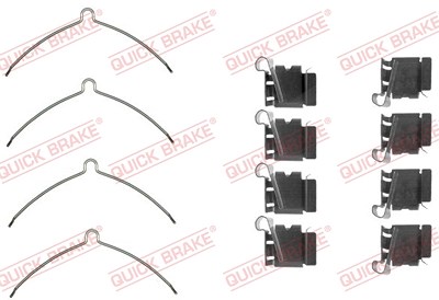 Quick Brake Zubehörsatz, Scheibenbremsbelag [Hersteller-Nr. 109-1622] für Lexus, Toyota von QUICK BRAKE