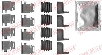 Quick Brake Zubehörsatz, Scheibenbremsbelag [Hersteller-Nr. 109-1890] für Nissan, Opel, Renault, Vauxhall von QUICK BRAKE