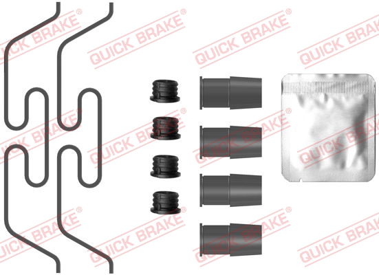 Zubehörsatz, Scheibenbremsbelag Vorderachse QUICK BRAKE 109-0086 Zubehörsatz, Scheibenbremsbelag Vorderachse QUICK BRAKE 109-0086 von QUICK BRAKE
