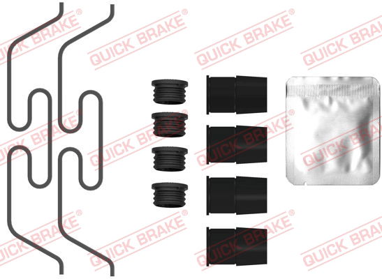 Zubehörsatz, Scheibenbremsbelag Vorderachse QUICK BRAKE 109-0090 Zubehörsatz, Scheibenbremsbelag Vorderachse QUICK BRAKE 109-0090 von QUICK BRAKE