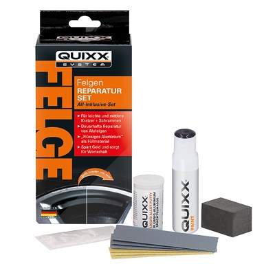 Quixx Felgen Reparatur-Set Schwarz [Hersteller-Nr. 20820] von QUIXX