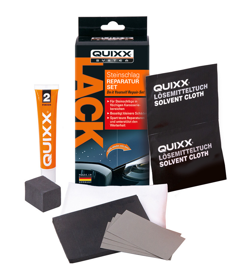 QUIXX Lack Steinschlag Reparatur Set, Schwarz von QUIXX