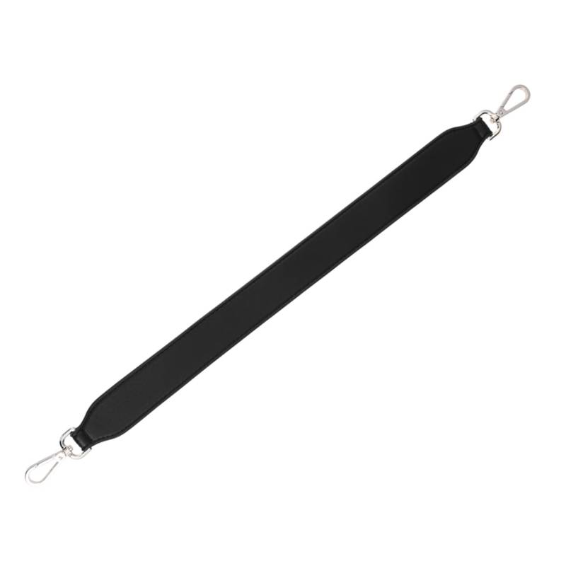 QUMIIRITY Ersatz Umhängetaschenriemen Verstellbarer Breiter Schultergurt aus Kunstleder Doppelseitiger Tragriemen für Handtaschen für Messenger Bags Schwarz von QUMIIRITY