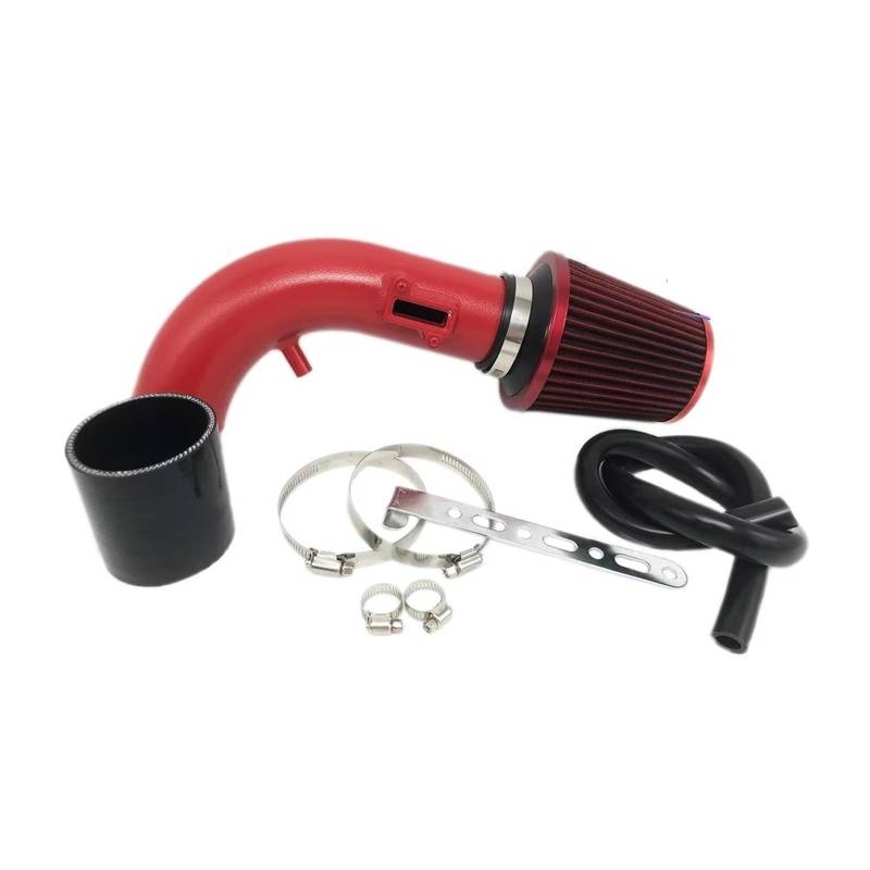 Lufteinlässe Cold Air Intake Filter Aluminium Rot Rohr Set Für Civic 8th 1,8 L Ansaugrohr von QUTBAG
