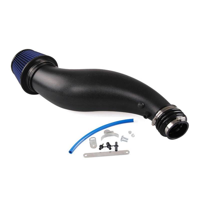 Lufteinlässe Für Civic 1992-2000 EK EG Auto Air Intake Rohr Luftfilter Ansaugrohr Schwarz Rot Blau Real Carbon Ansaugrohr(Schwarz) von QUTBAG