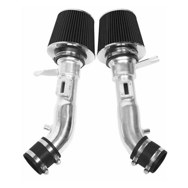 Lufteinlässe Lufteinlassteile High Flow Cold Air Intake System Filter Kit Für Infiniti G37 3.7L 2008-2013 Für Nissan 370Z 2009-2016 Ansaugrohr(Schwarz) von QUTBAG