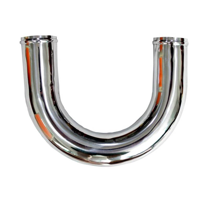 Lufteinlässe Universal-Aluminiumrohr 51 Mm 2 Zoll Kaltluftansaugrohr Für Rennwagen Turbo Hoher Durchfluss 0/45/90/180 Grad LS-Typ Ansaugrohr(180 Degrees 51MM) von QUTBAG