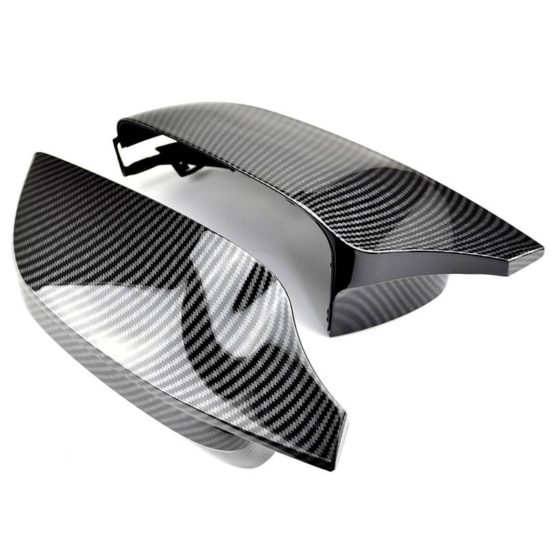 Seitenspiegelabdeckung Für 3 Series Für G20 Für G21 Für G28 Für 320d Für 330e Für 330i Für 340i 2019-2022 Bright BCK Side Wing Rearview Mirror Cover Caps Rückspiegelabdeckung(2) von QUTBAG