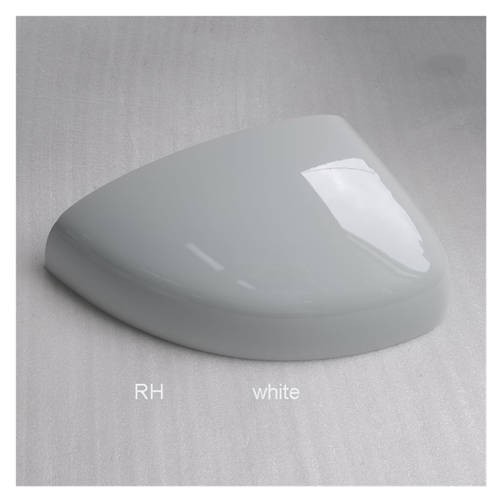 Seitenspiegelabdeckung Für A1 2010 2011 2012 2013 2014 Rückspiegel Abdeckung Gehäuse Deckel Fall Rückspiegelabdeckung(L White) von QUTBAG