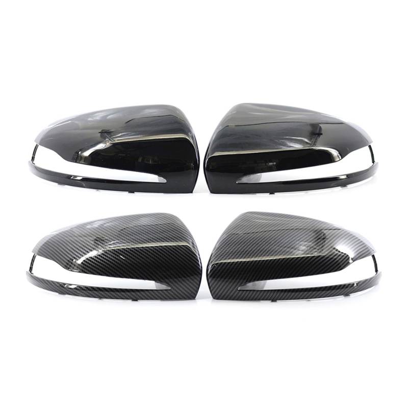 Seitenspiegelabdeckung Für Benz CES Für CLS Für GLC Klasse Für W205 Für W213 Für C238 Für C217 Für W257 Für W253 Auto Rückspiegel Gehäuse Abdeckung Rückspiegelabdeckung(1) von QUTBAG