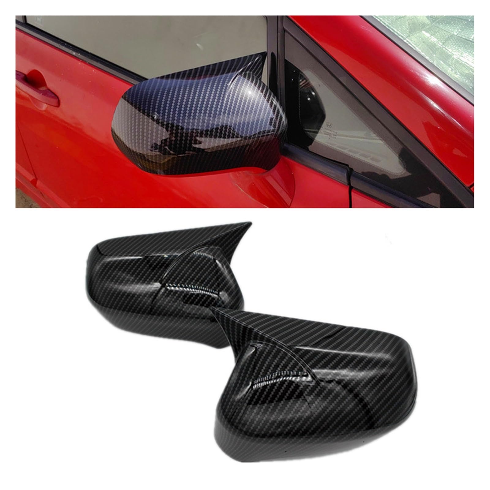 Seitenspiegelabdeckung Für Civic 8th 2005 2006-2011 Auto Rückspiegel Seitenspiegel Abdeckung Flügelkappe Aufkleber Tür Rückansicht Fall Trim Carbon Look Schwarz Rückspiegelabdeckung(No Light Carbon) Seitenspiegelabdeckung Für Civic 8th 2005 2006-2011 Auto Rückspiegel Seitenspiegel Abdeckung Flügelkappe Aufkleber Tür Rückansicht Fall Trim Carbon Look Schwarz Rückspiegelabdeckung(No Light Carbon) von QUTBAG