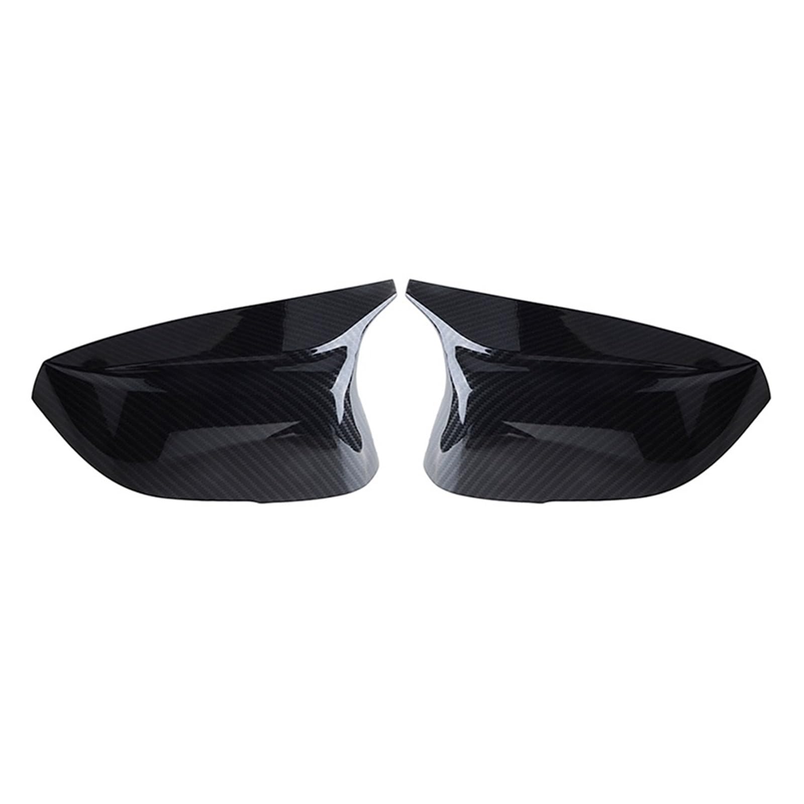 Seitenspiegelabdeckung Für Fit Für Infiniti QX30 Q50S Q50 Q60 Q70 2014-2021 Rhyming Rückspiegel Abdeckung Seite Spiegel Kappen Horn Stil Rückspiegelabdeckung(Carbon Fiber Pattern) von QUTBAG