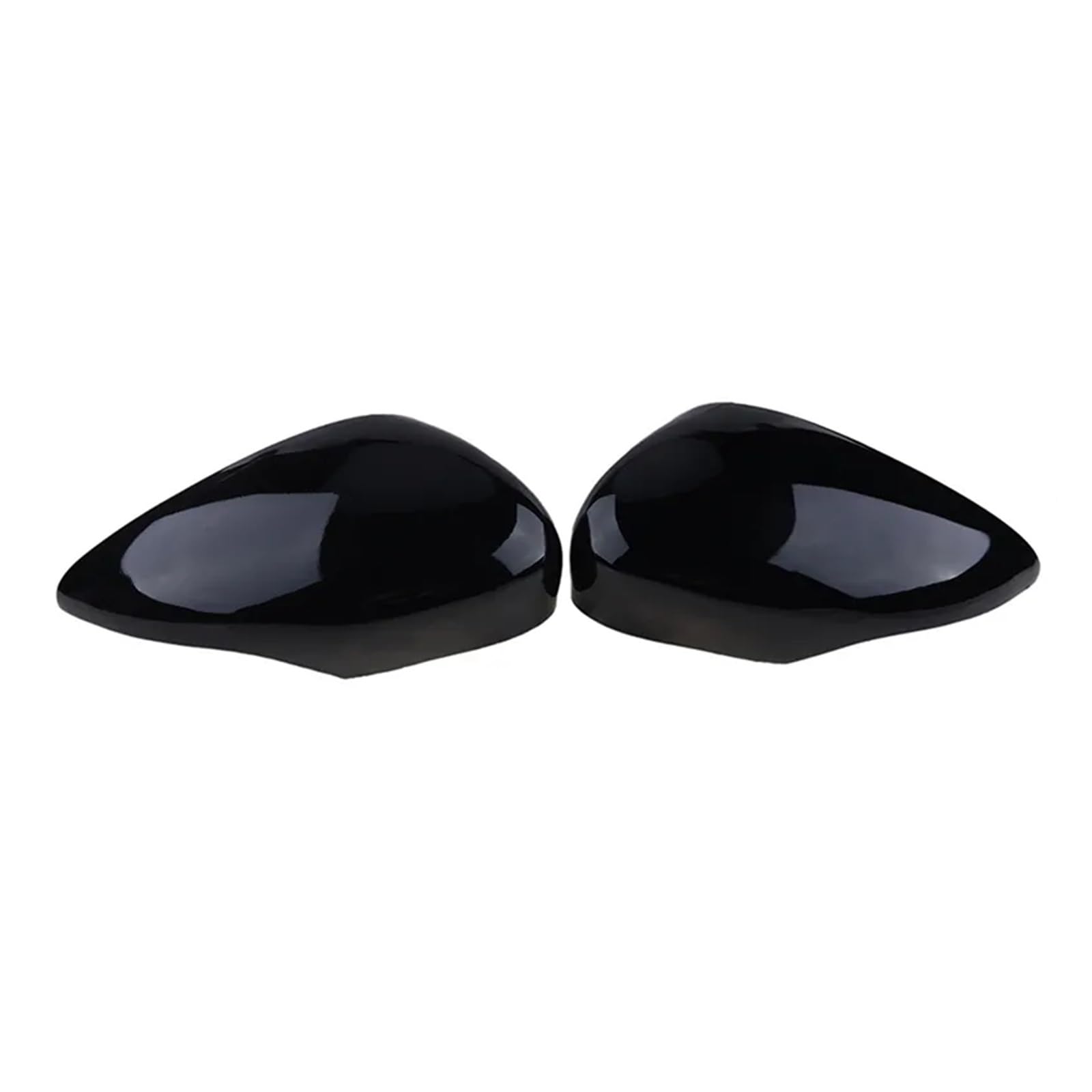 Seitenspiegelabdeckung Für Ford Für Fiesta Für MK7 2008 2009-2017 Auto Seite Flügel Spiegel Abdeckung Rückspiegel Kappen Automobil Außen Teile Ersatz Rückspiegelabdeckung(Gloosy Black) von QUTBAG