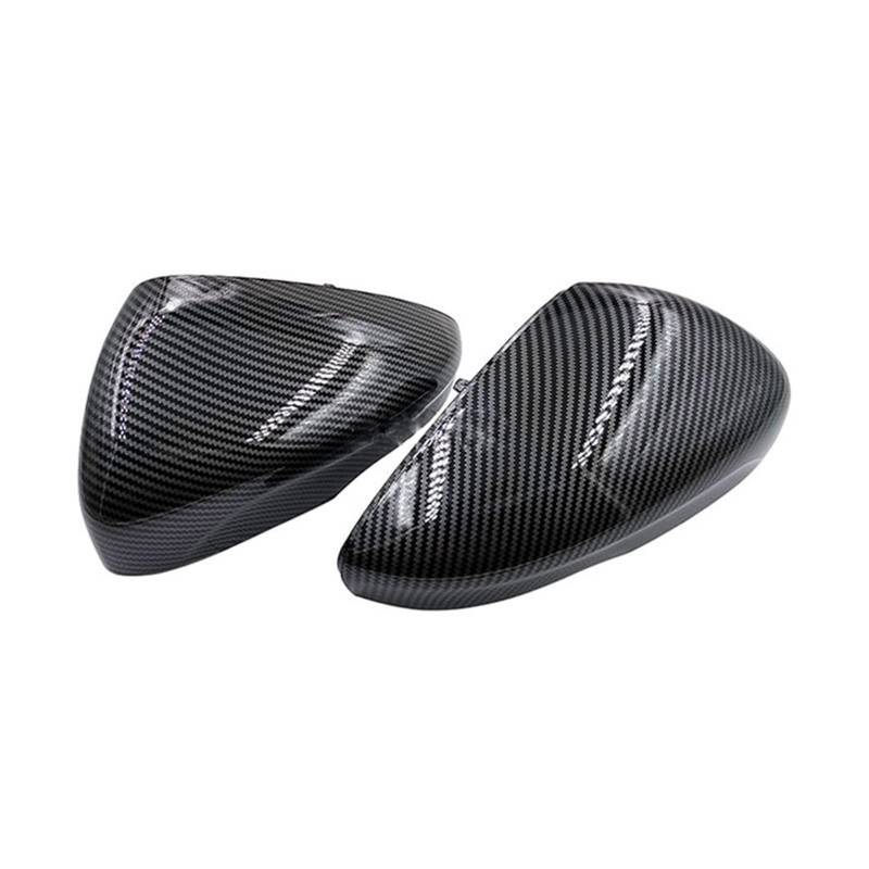 Seitenspiegelabdeckung Für Ford Für Focus Für MK4 2019 2010-2023 Rückspiegelabdeckung Flügelkappe Ersatz Außentür Rückansicht Gehäuseverkleidung Kohlefaser-Look Rückspiegelabdeckung(Carbon) von QUTBAG