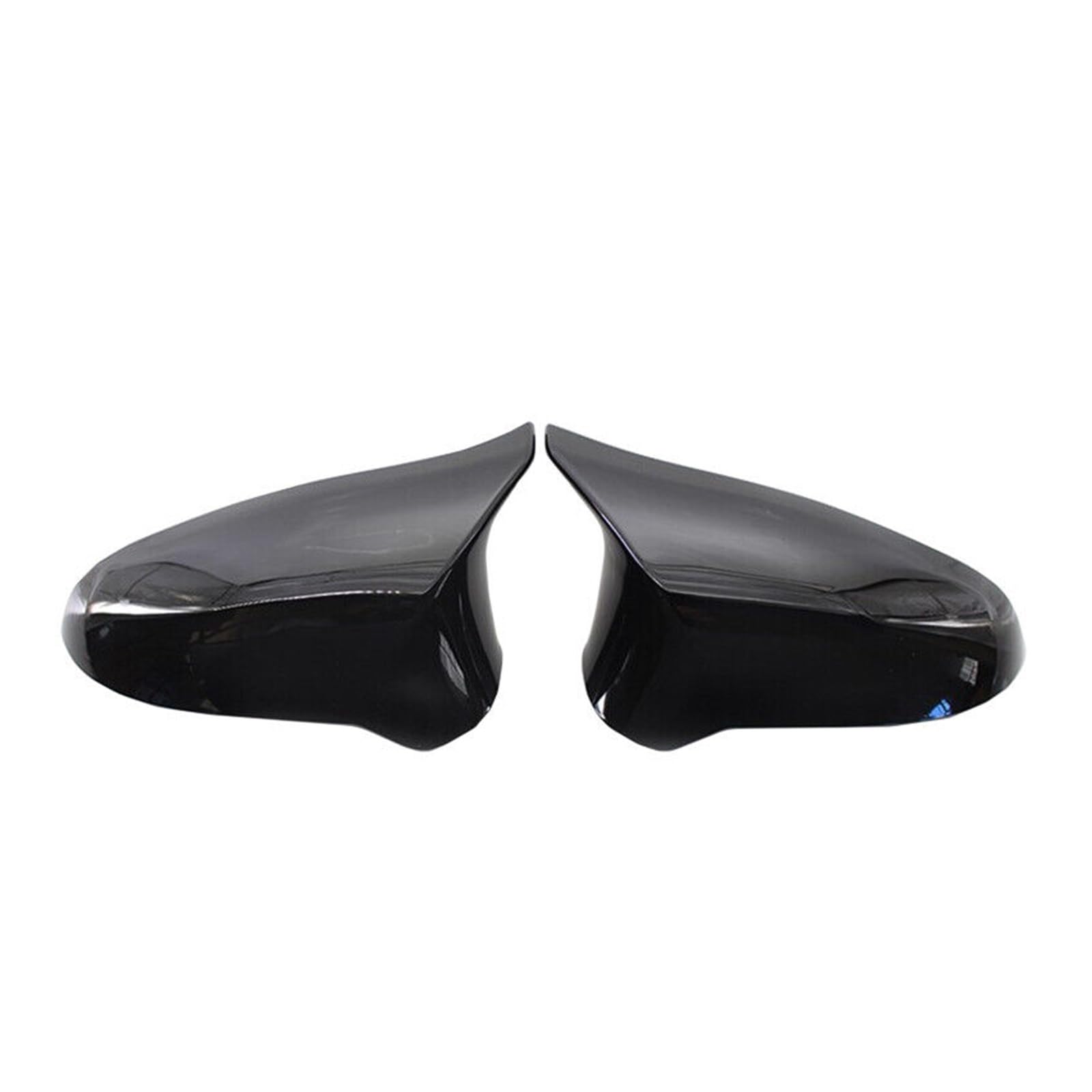 Seitenspiegelabdeckung Für Für M3 Für F80 Für M4 F82 F83 2015 2016-2019 LHD Ersatz Auto Rück Seite Spiegel Abdeckung Flügel Kappe Rückspiegelabdeckung(Gloss Black) von QUTBAG