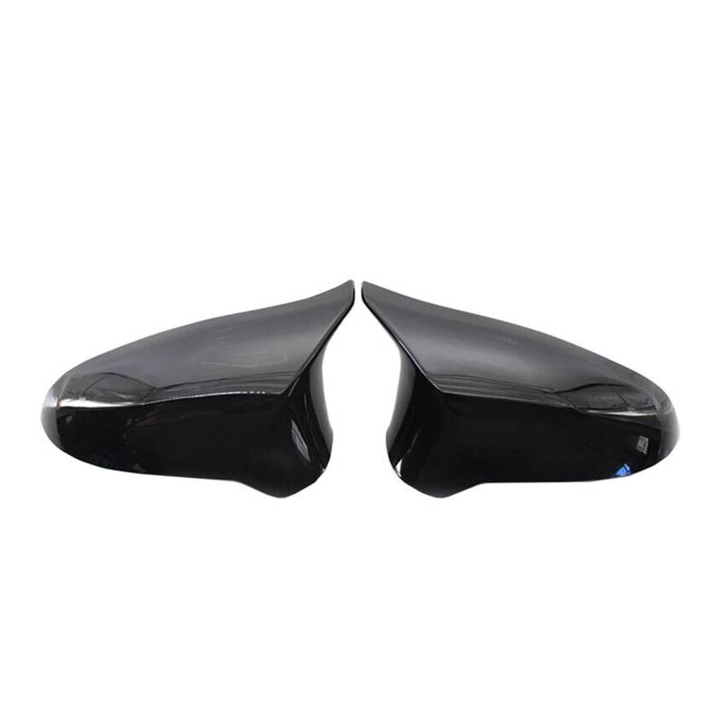 Seitenspiegelabdeckung Für Für M3 Für F80 Für M4 F82 F83 2015 2016-2019 LHD Ersatz Auto Rück Seite Spiegel Abdeckung Flügel Kappe Rückspiegelabdeckung(Gloss Black) von QUTBAG