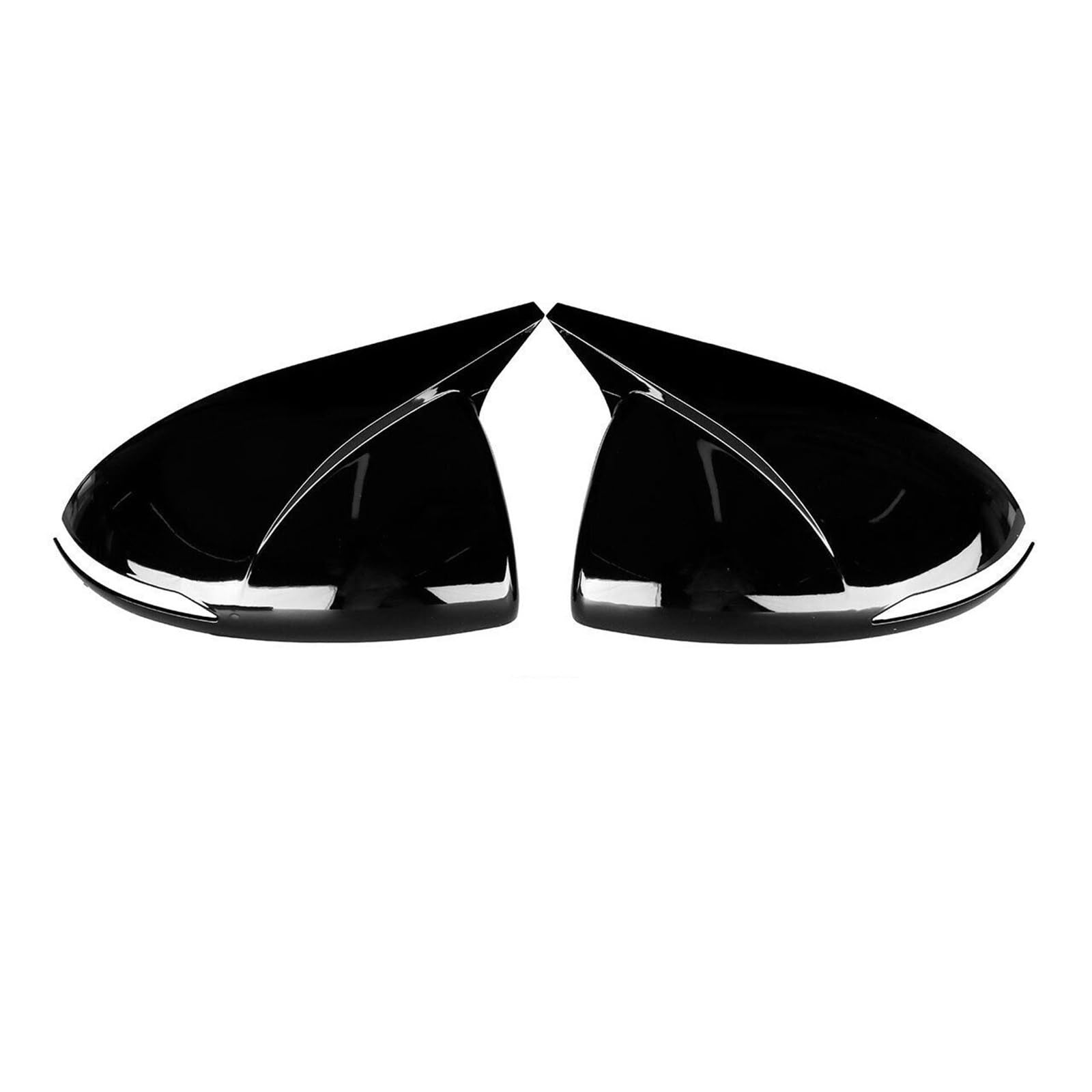 Seitenspiegelabdeckung Für Hyundai Für Sonata Für DN8 2020 2021 2022 Rück Seite Spiegel Abdeckung Flügel Kappe Außentür Rückansicht Fall Trim Carbon Look Rückspiegelabdeckung(Gloss Black) von QUTBAG