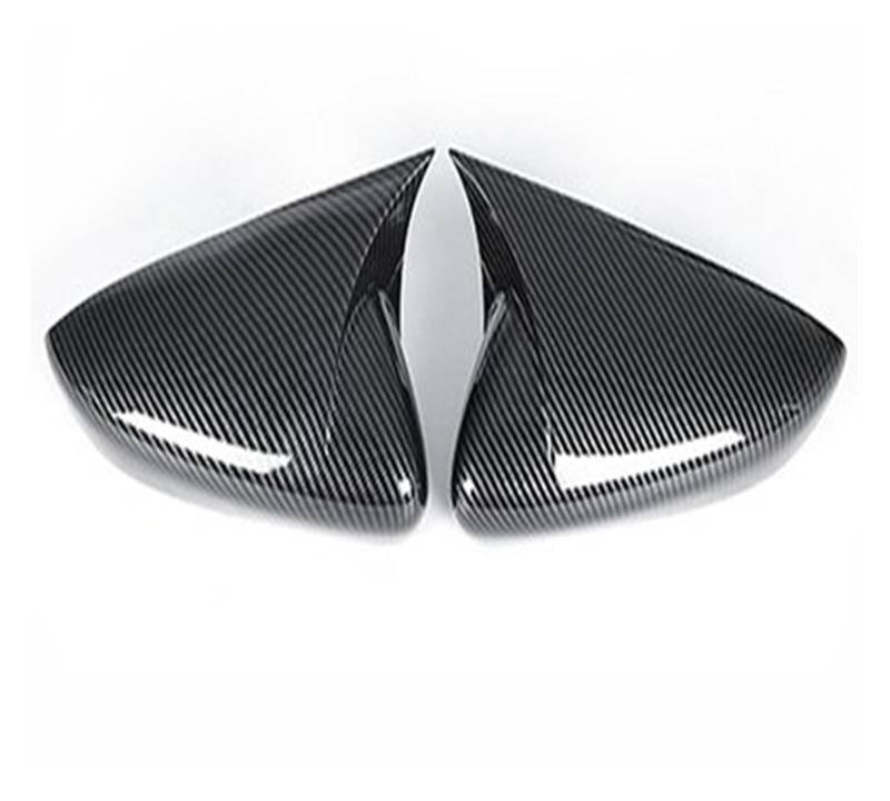 Seitenspiegelabdeckung Für Mazda 3 Für M3 Für Mazda3 2019 2020 Auto Styling Tür Seite Flügel Rückspiegel Kappen Abdeckung Trim Rückspiegelabdeckung(Carbon Fiber Pattern) von QUTBAG