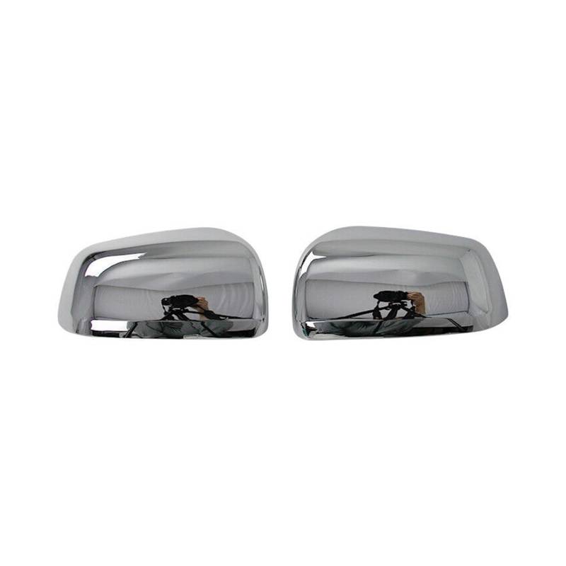 Seitenspiegelabdeckung Für Mitsubishi Für Lancer Für EX Für EVO 2009 2010 2011 2012 Chrome Side Tür Rückspiegel Abdeckung Kappe Rückspiegelabdeckung von QUTBAG