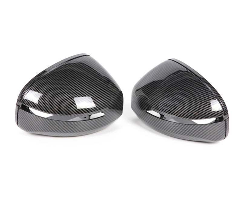 Seitenspiegelabdeckung Für TT Für TTS Für TTRS Für MK2 (8J) R8 (42) 2007-2014 Auto Außen Rückansicht Cap Shell Ersatz Fall Rückspiegelabdeckung(Carbon Pattern) von QUTBAG