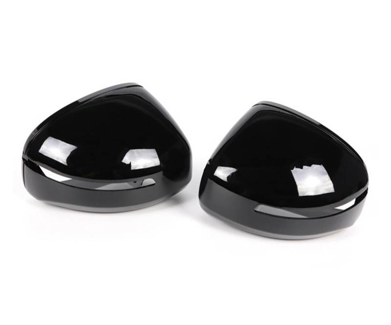 Seitenspiegelabdeckung Für TT Für TTS Für TTRS Für MK2 (8J) R8 (42) 2007-2014 Auto Außen Rückansicht Cap Shell Ersatz Fall Rückspiegelabdeckung(Glossy Black) von QUTBAG