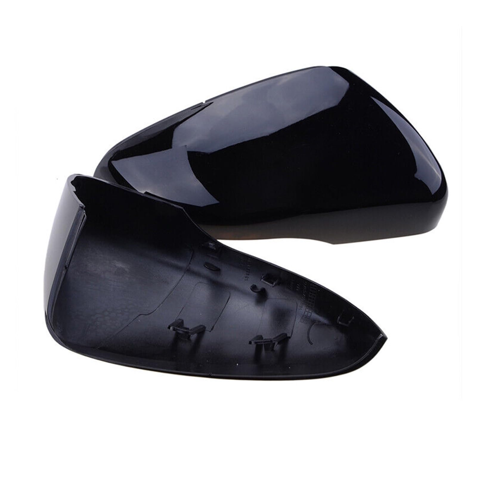 Seitenspiegelabdeckung Für VW Für Golf 6 Für MK6 Für GTI Für GTD 2009 2010 2011 2012 2013 Auto Ersatz Rück Seite Spiegel Abdeckung Flügel Kappe Rückspiegelabdeckung(Gloss Black) von QUTBAG