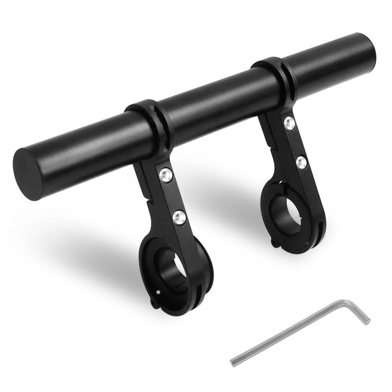 QUTHZZHY Fahrradlenker Erweiterung 20CM,Lenkererweiterung Fahrrad mit Schraubendreher,Luminiumlegierung Lenker Erweiterung,Lenker Extender für 30mm Lenker für Positionierer Kamera Taschenlampe Phones von QUTHZZHY