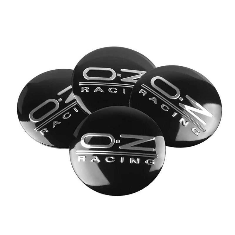 4 Stück Logo Aufklebern Radnabenkappen Nabendeckel, für O.Z OZ Racing 56.5mm Auto Felgendeckel Zubehör Zierdeckel Emblem Abzeichen Accessoires von QUXING