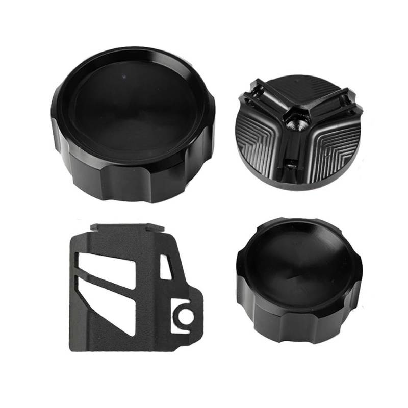 Bremsflüssigkeitstankdeckel Motorrad Für Yam&aha MT09 MT-09 SP 2021-2024 2023 Motorrad Vorne Hinten Bremsflüssigkeitsbehälter Abdeckkappe Schutz Motoröl Einfülldeckel von QUZVYT