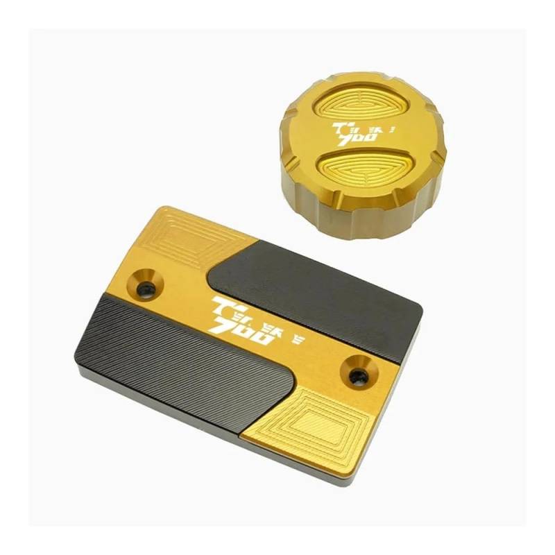 Bremsflüssigkeitstankdeckel Motorrad Motorrad Zubehör Vorne Hinten Brems Flüssigkeit Reservoir Abdeckung Motoröl Kappe Für Yam&aha Für Tenere 700 T7 XTZ700 von QUZVYT