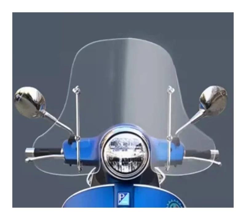Motorcycle Windschutzscheibe Accessories 50CM Frontscheibe Motorrad Bildschirm Windschutzscheibe Windabweiser Abdeckung Für GTS 300 Geändert von QUZVYT