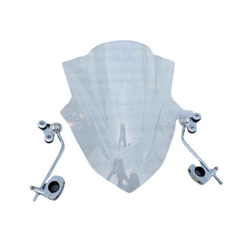 Motorcycle Windschutzscheibe Accessories Motorrad Windschutzscheibe Spoiler Mit Ständer Windabweiser Für FZ6 FZ 6 Motorrad Windschutzscheibe Spoiler Mit von QUZVYT