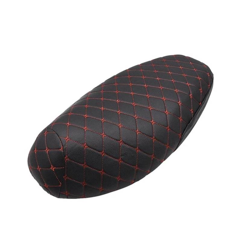 Motorrad Sitzbezug elastischer Sitzschutz Sitzkissenbezug Für Roller Und Motorrad, Sonnenbeständiger Und Verdickter Sitzbezug, Ledersitztasche, Sitzkissen, Sitzschutzpolster von QUZVYT