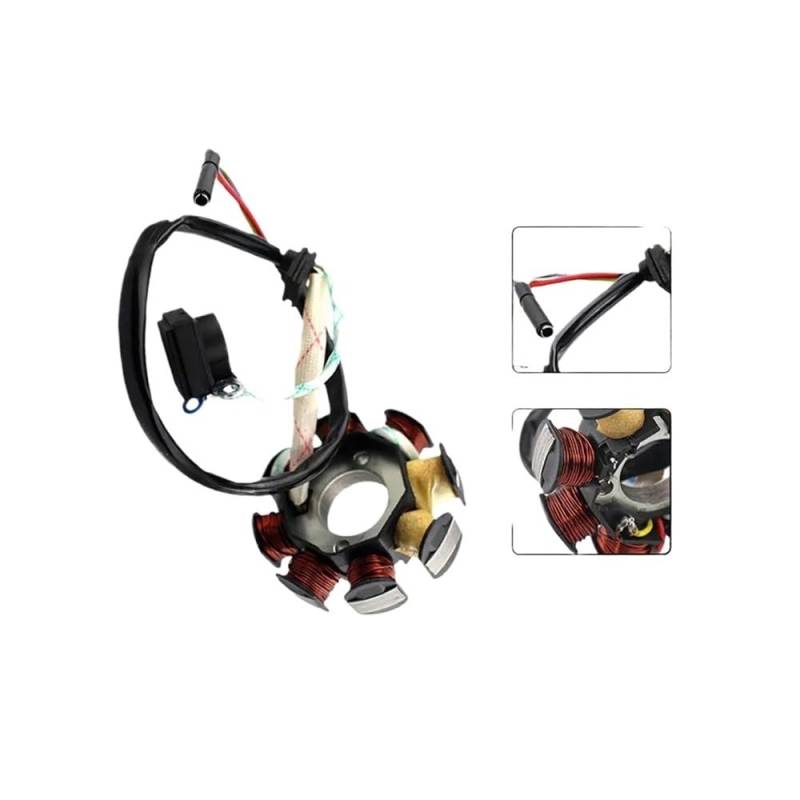 Motorrad Stator Spule Stator Spule Generator Vollwelle Zündung S Motorrad Comp Für 139QMB GY6-50 ATV Motorrad Motor Spule Stator Spule von QUZVYT
