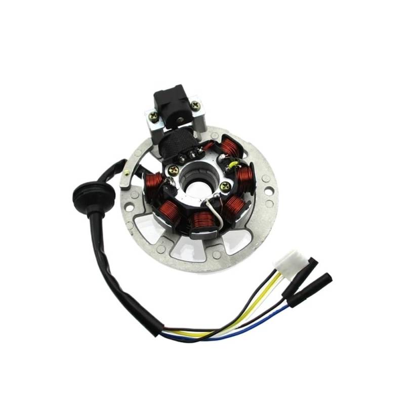 Motorrad Stator Spule Zündmagnet-Stator für 2-Takt-Keeway Fact Hurricane Matrix RY8 PGO 50cc 90cc für für Cobra AEON 50 Mongoose von QUZVYT