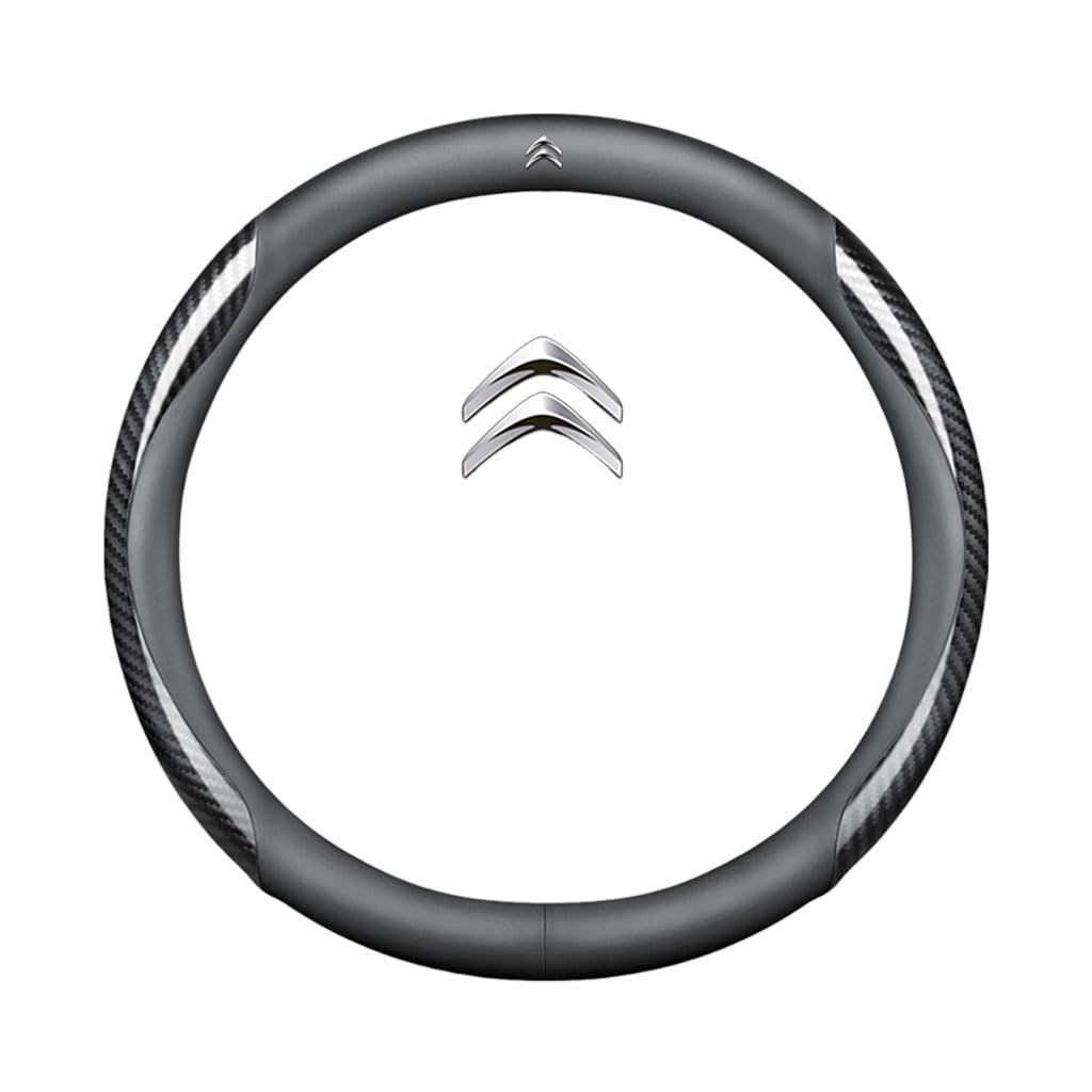 Auto Lenkradbezug für Citroen C-Elysée 2002-2025,rutschfest,Geruchlos FüR Sommer & Winter Pu Kunstleder 38cm,O Type-L Auto Lenkradbezug für Citroen C-Elysée 2002-2025,rutschfest,Geruchlos FüR Sommer & Winter Pu Kunstleder 38cm,O Type-L von QWCPHGWZ