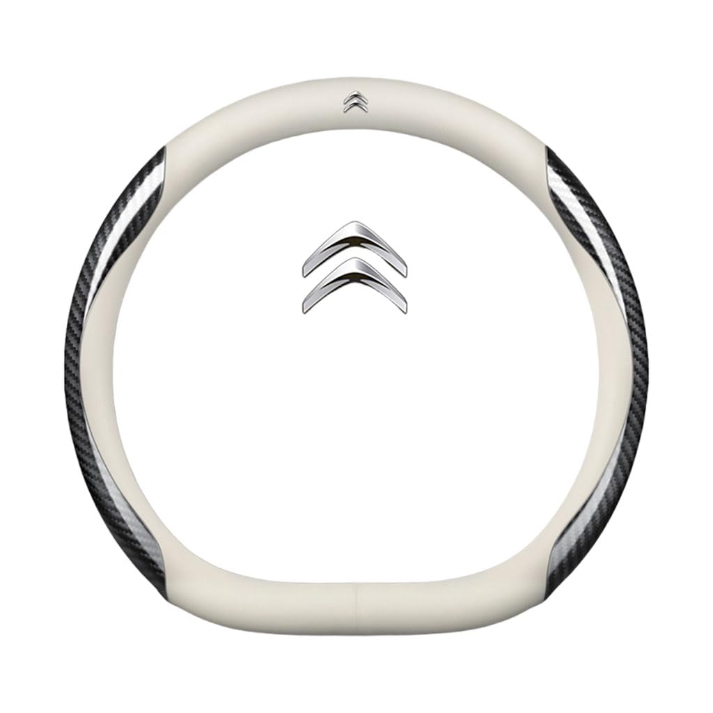 Auto Lenkradbezug für Citroen C6 2005-2025,rutschfest,Geruchlos FüR Sommer & Winter Pu Kunstleder 38cm,D Type-E Auto Lenkradbezug für Citroen C6 2005-2025,rutschfest,Geruchlos FüR Sommer & Winter Pu Kunstleder 38cm,D Type-E von QWCPHGWZ