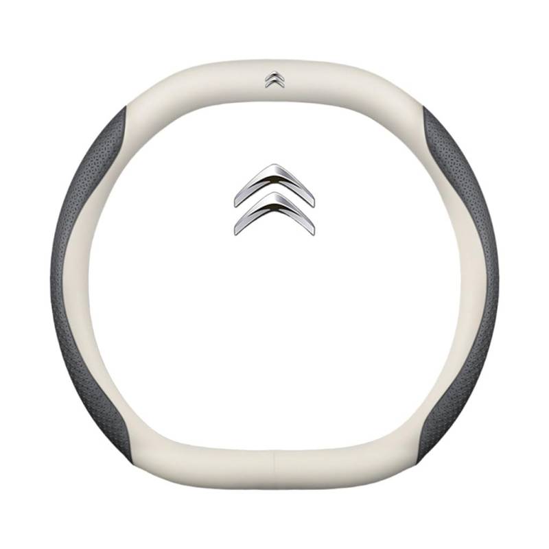 Auto Lenkradbezug für Citroen E-SpaceTourer 2020-2024,rutschfest,Geruchlos FüR Sommer & Winter Pu Kunstleder 38cm,DD Type-A von QWCPHGWZ