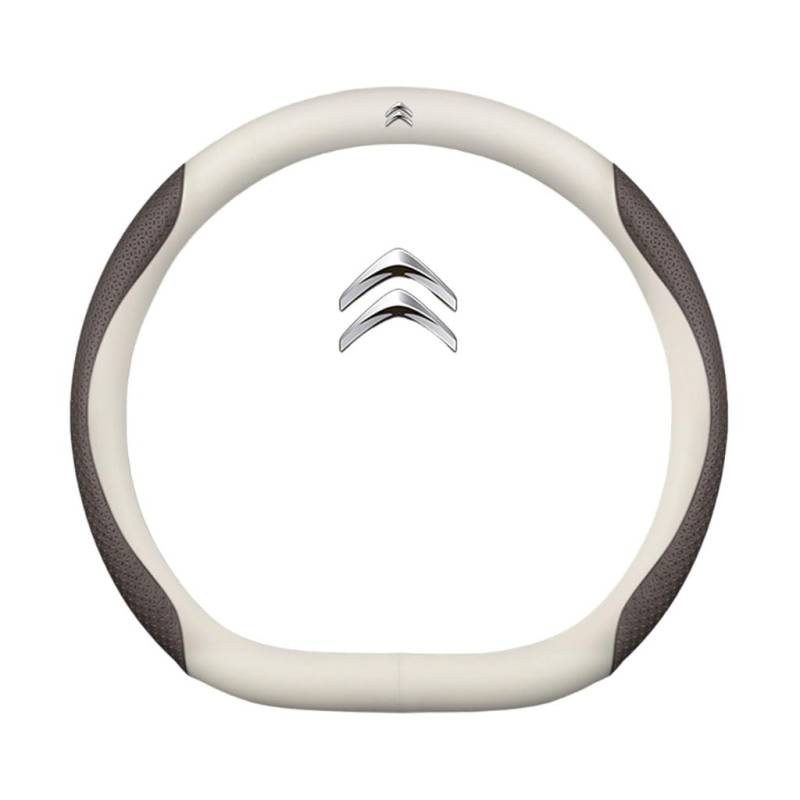 Auto Lenkradbezug für Citroen SpaceTourer M,rutschfest,Geruchlos FüR Sommer & Winter Pu Kunstleder 38cm,D Type-H von QWCPHGWZ