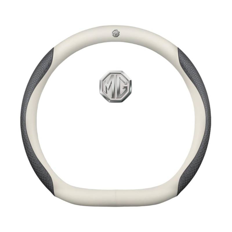 Auto Lenkradbezug für MG GS GT HS 2015-2025,rutschfest,Geruchlos FüR Sommer & Winter Pu Kunstleder 38cm,D Type-L von QWCPHGWZ