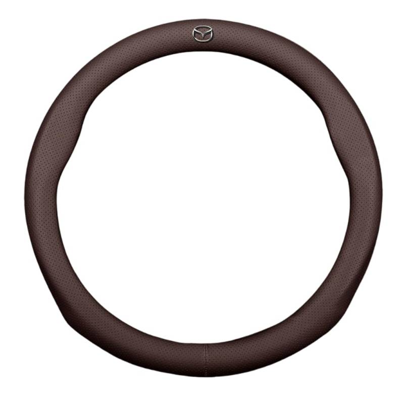 Auto Lenkradbezug für Mazda2 Demio 2002-2024,rutschfest,Geruchlos FüR Sommer & Winter Pu Kunstleder 38cm,H von QWCPHGWZ