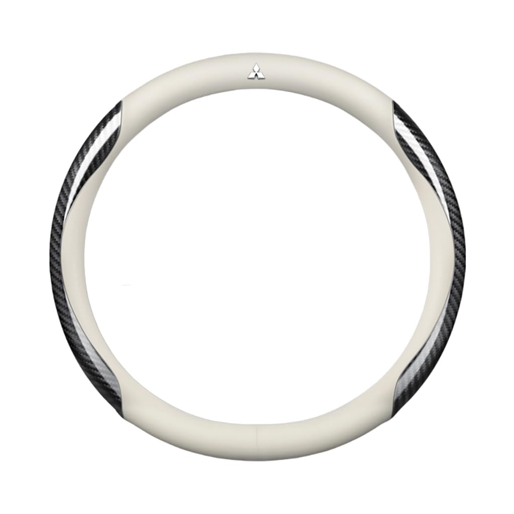 Auto Lenkradbezug für Mitsubishi Outlander 2005-2025,rutschfest,Geruchlos FüR Sommer & Winter Pu Kunstleder 38cm,L Auto Lenkradbezug für Mitsubishi Outlander 2005-2025,rutschfest,Geruchlos FüR Sommer & Winter Pu Kunstleder 38cm,L von QWCPHGWZ