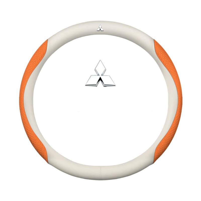 Auto Lenkradbezug für Mitsubishi Zinger 2008-2025,rutschfest,Geruchlos FüR Sommer & Winter Pu Kunstleder 38cm,D von QWCPHGWZ