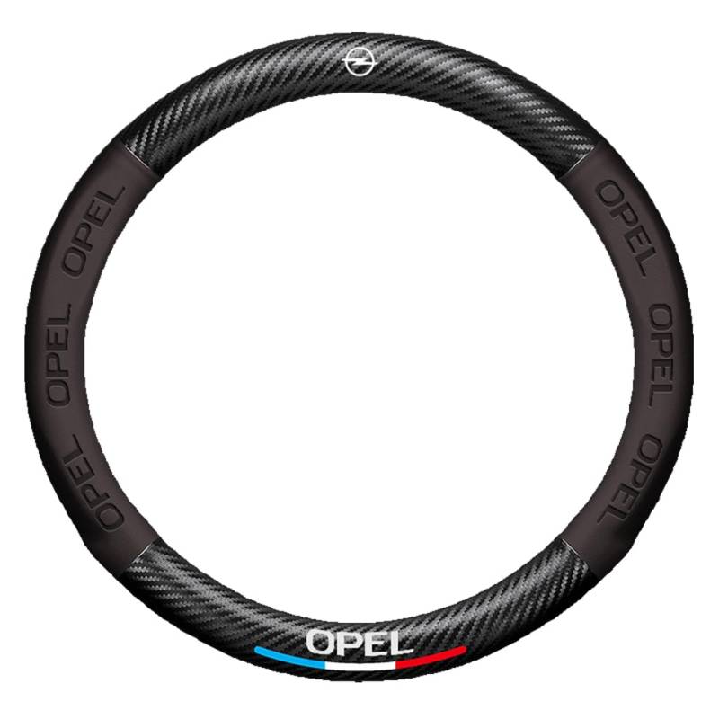Auto Lenkradbezug für Opel Antara 2010-2016,rutschfest,Geruchlos FüR Sommer & Winter Pu Kunstleder 38cm,O Type-F von QWCPHGWZ