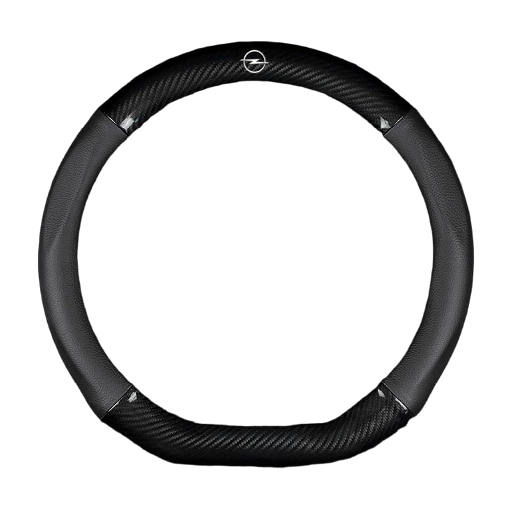 Auto Lenkradbezug für Opel Corsa D E F 2006-2025,rutschfest,Geruchlos FüR Sommer & Winter Pu Kunstleder 38cm,D Type-H Auto Lenkradbezug für Opel Corsa D E F 2006-2025,rutschfest,Geruchlos FüR Sommer & Winter Pu Kunstleder 38cm,D Type-H von QWCPHGWZ